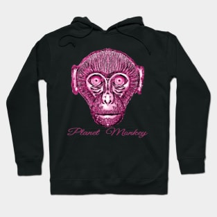 Bored Ape on Planet Monkey Hoodie